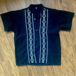 Vintage Woven Button Up Shirt